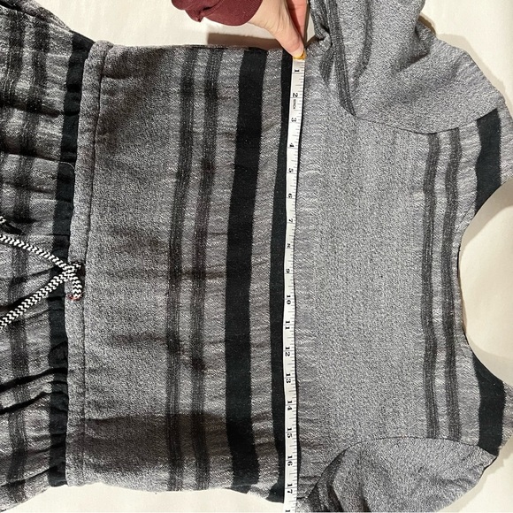 ACE & JIG ~ Grey and Black Heritage Striped Lake Dress Small - Picture 7 of 8